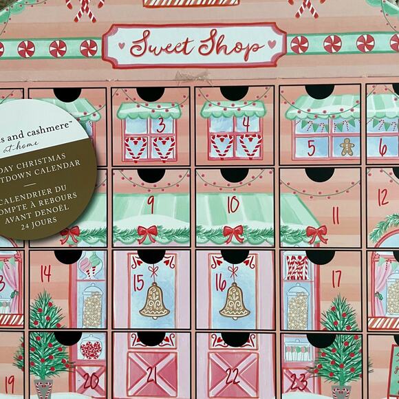 Cupcakes & Cashmere Christmas Advent Calendar 24 Countdown Drawers Refillable - Picture 5 of 13